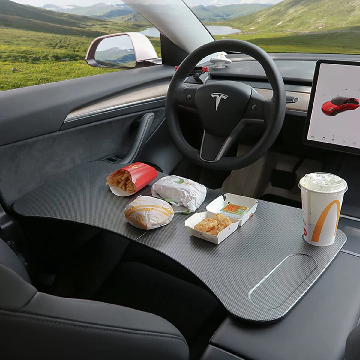 Foldable Desk Workstation for Model 3/Y
