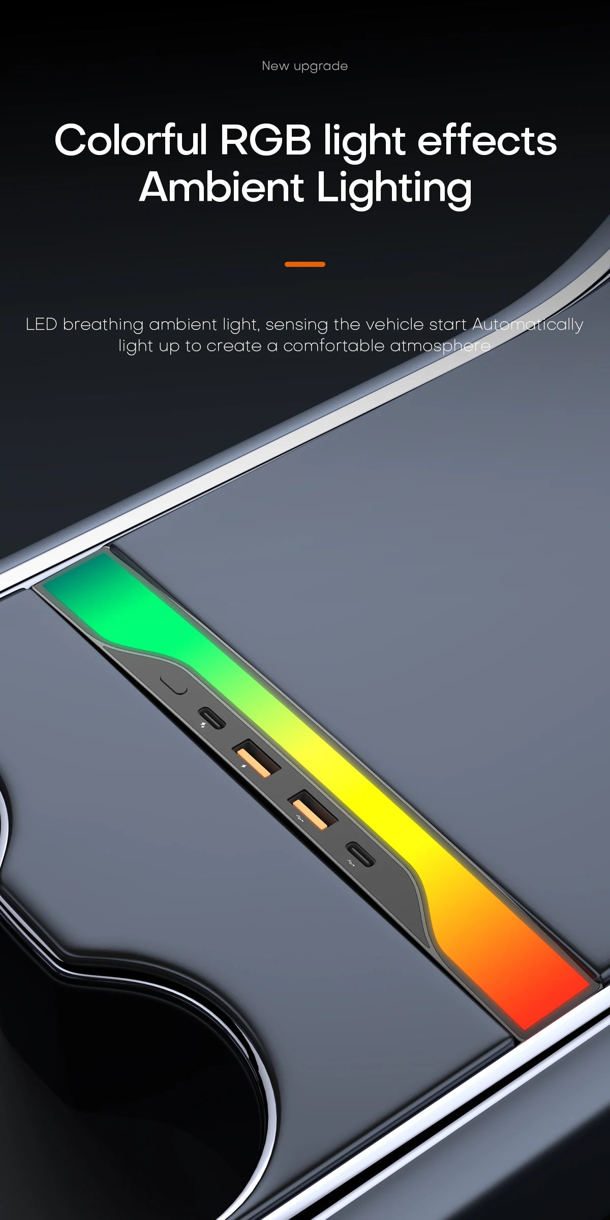 Tesla Model 3/Y RGB USB Hub