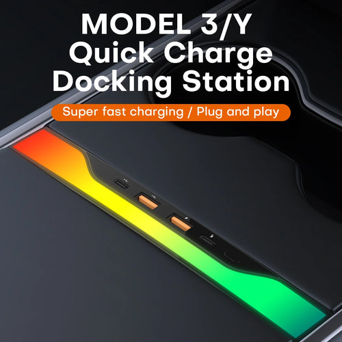 Tesla Model 3/Y RGB USB Hub