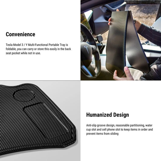 Foldable Desk Workstation for Model 3/Y