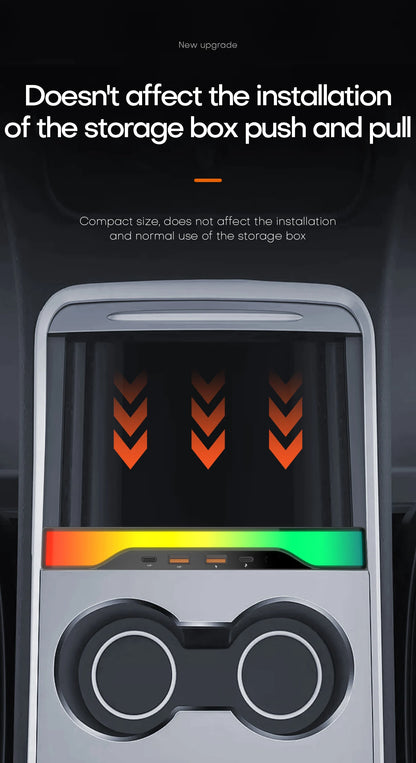 Tesla Model 3/Y RGB USB Hub