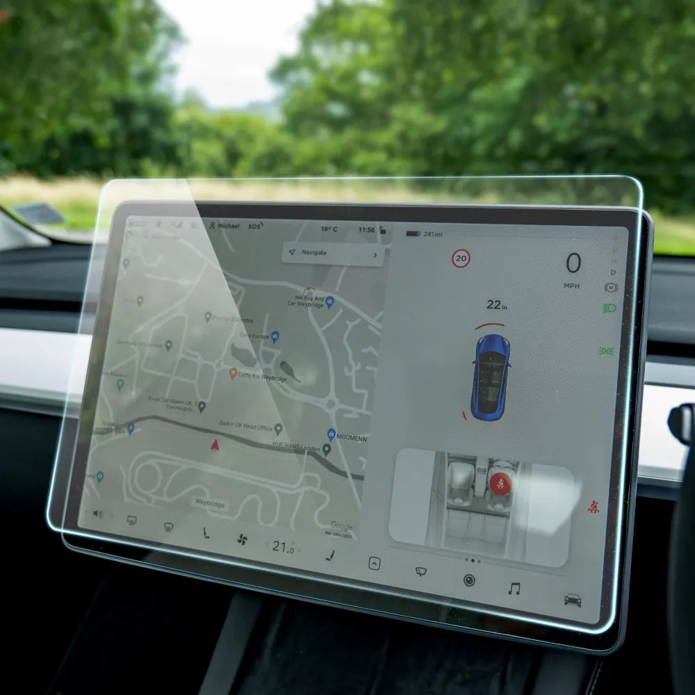 Premium Tesla Screen Shield Pro - Model 3/Y Tempered Glass Protector
