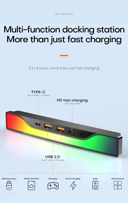 Tesla Model 3/Y RGB USB Hub